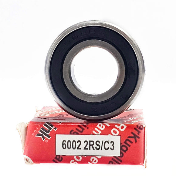 6002-2RS/C3 | Cojinete 15X32X9mm rígido de bolas con sello de hule
