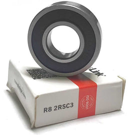 ▷ Rodamiento R8-2RS/C3 rígido de bolas 1/2X1-1/8X5/16" con sello de hule