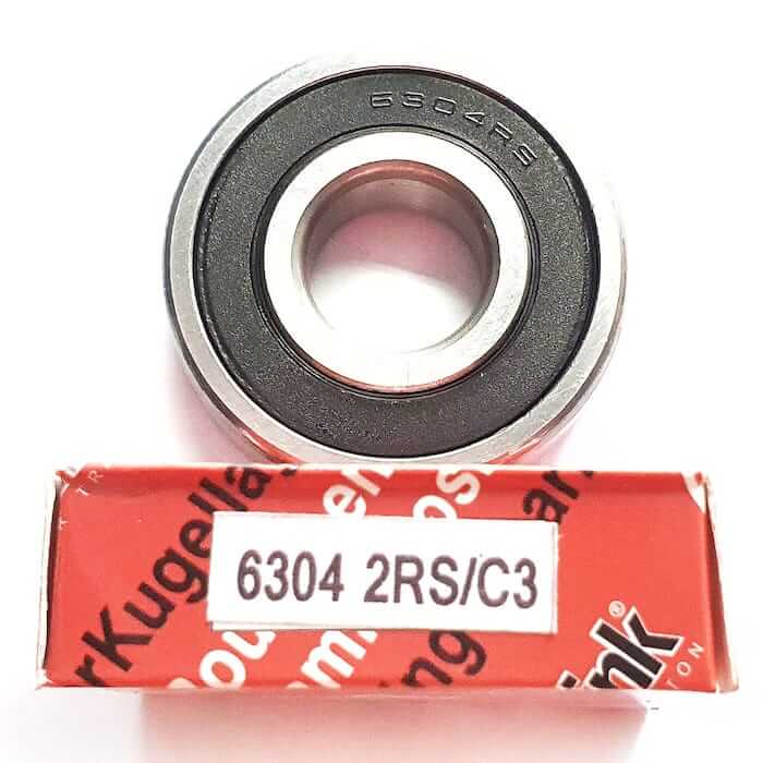 6304-2RS/C3 | Cojinete 20X52X15 mm rígido de bolas con sello de hule