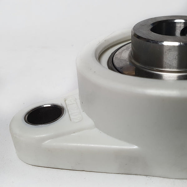 UCFLP202-10 | Soporte termoplástico de pared de 2 agujeros para  eje de ⅝" | Chumacera de pared de 2 agujeros termoplastica - 4