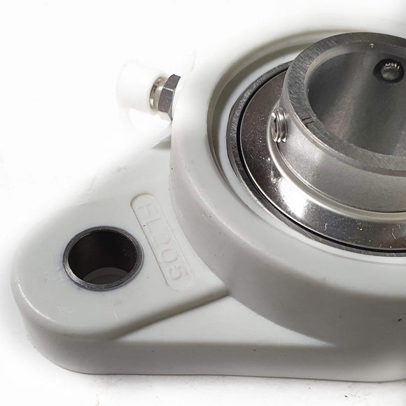 ▷ Chumacera UCFLP205-16 | Soporte termoplástico de 2 agujeros para eje de 1"