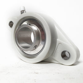 ▷ Chumacera UCFLP206-20 | Soporte termoplástico de 2 agujeros para eje de 1-1/46" - 0