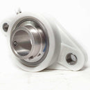 ▷ Chumacera UCFLP207-23 | Soporte termoplástico de 2 agujeros para eje de 1-7/16"-3