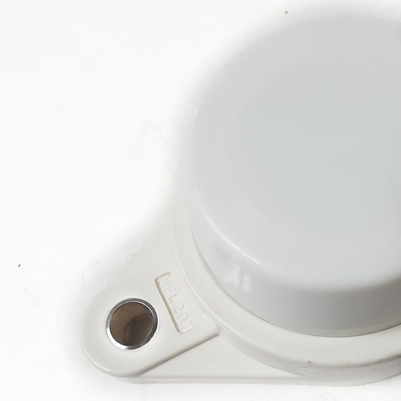 UCFLP207-22 | Soporte termoplástico de pared de 2 agujeros para  eje de 1-⅜" | Chumacera termoplastica de pared de 2 agujeros