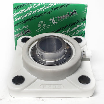 Chumacera UCFP205-16 termoplástico de pared de 4 agujeros para  eje de 1"