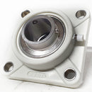 ▷ Chumacera UCFP207-23 | Soporte termoplástico de 4 agujeros para eje de 1-7/16"-2