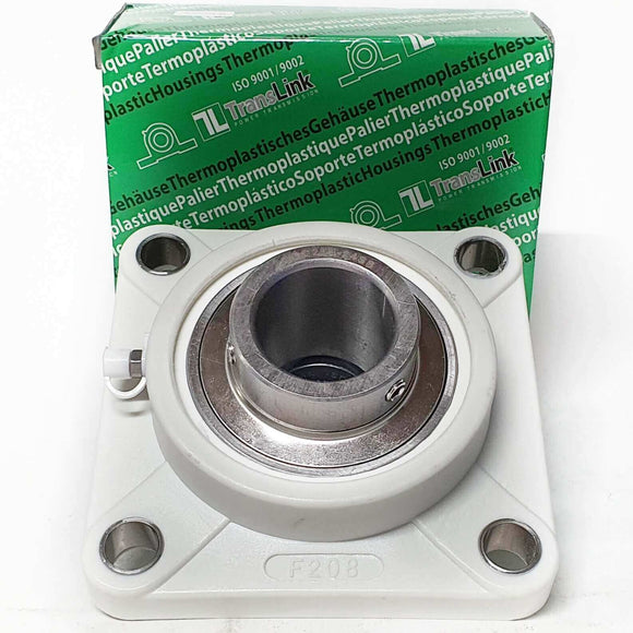 ▷ Chumacera UCFP208-24 | Soporte termoplástico de 4 agujeros para eje de 1-½"