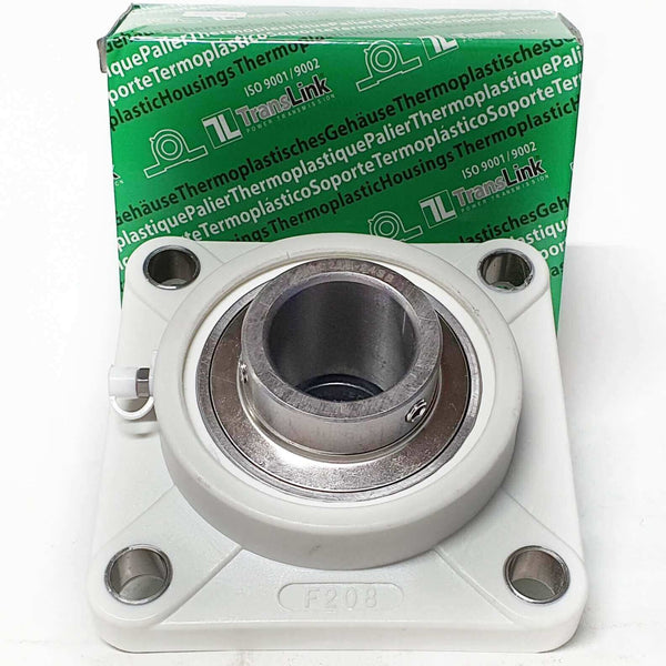 ▷ Chumacera UCFP208-24 | Soporte termoplástico de 4 agujeros para eje de 1-½" - 1