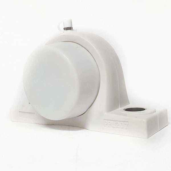 ▷ Chumacera UCPP207-22 | Soporte termoplástico de banco para  eje de 1-⅜" - 5