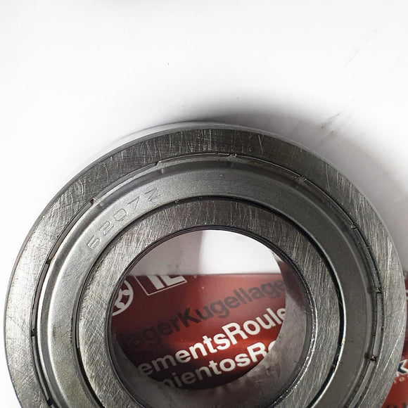 Rodamiento 6207-ZZ | Cojinete 35X72X17mm rígido de bolas con sello de metal