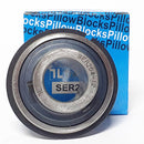 SER204-12 | Cojinete plano para chumacera con seguros y eje de ¾-1