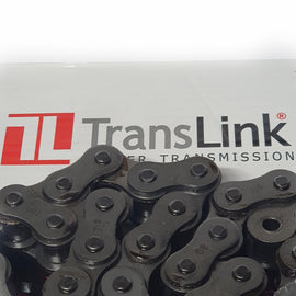 ▷ 80-1 Cadena de rodillos 10ft (3,05m) + union, simple - 0