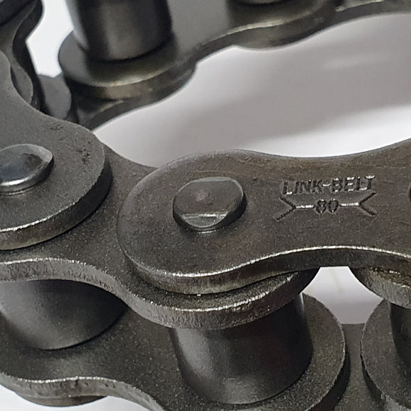 ▷ 80-1 Cadena de rodillos 10ft (3,05m) + union, simple