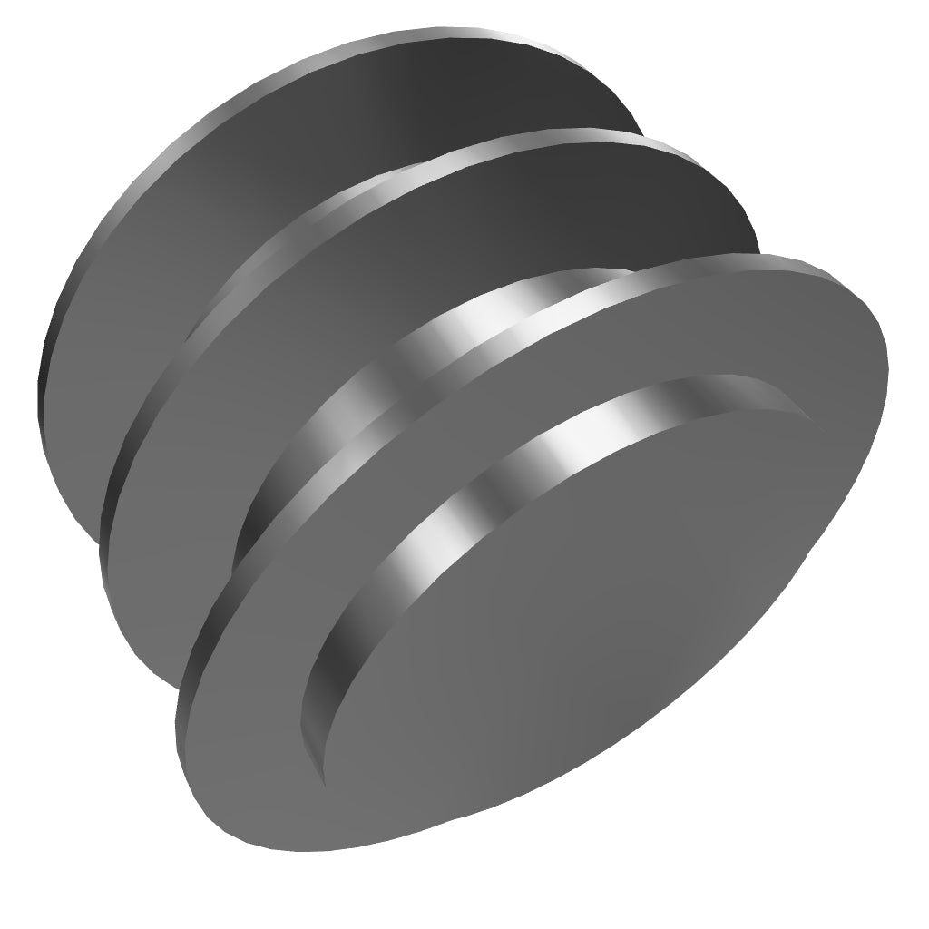 ▷ Polea de aluminio para faja tipo "C"-2