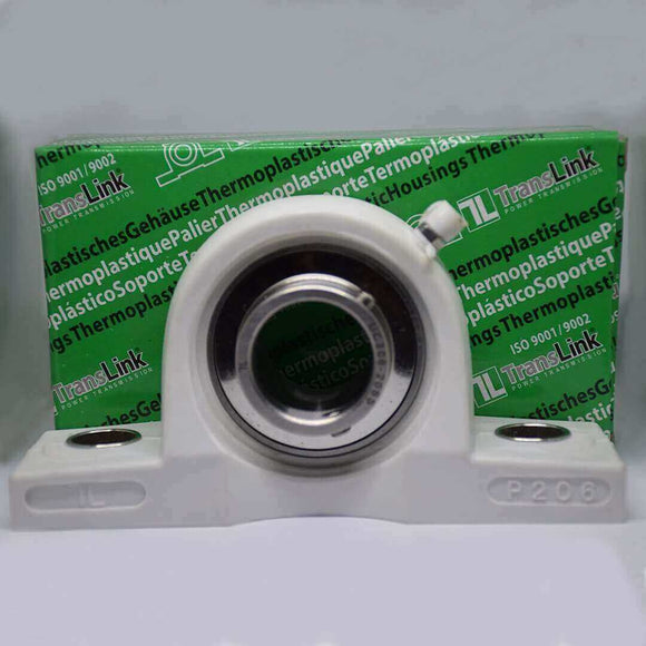 ▷ Chumacera UCPP206-20 | Soporte termoplástico de bancos para eje de 1-¼"