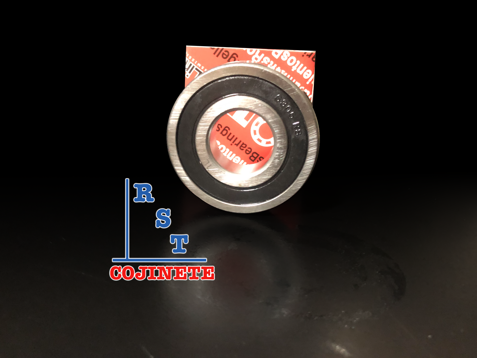 629-2RS | Cojinete 9X26X8mm rígido de bolas con sello de hule - 0