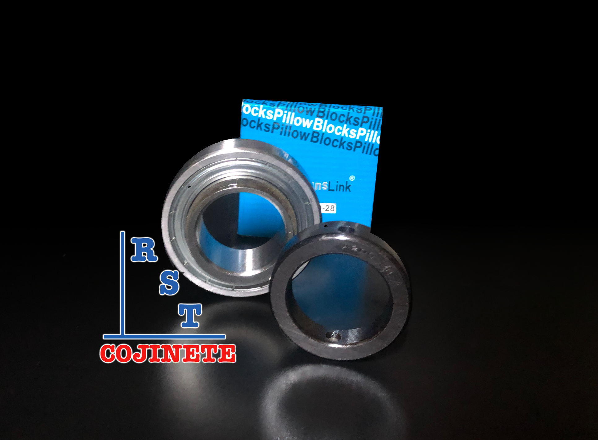 Rodamiento CSA205 | Cojinete para chumaceras con eje de 25mm con respaldo plano y anillo excéntrico