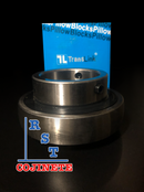 Cojinete insertable UC211-32 | Rodamiento para eje de 2" rígido de bolas con sello de hule para chumacera-1