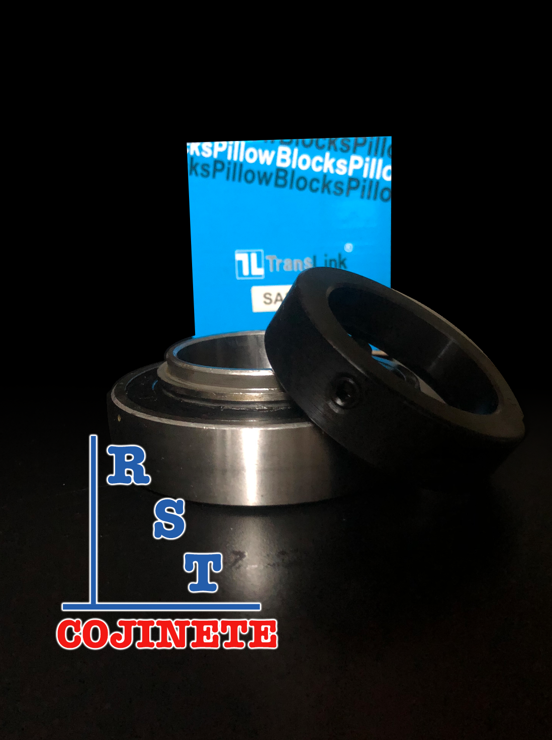 Rodamiento SA203 | Cojinete para chumaceras con eje de 17mm con respaldo plano y anillo excéntrico