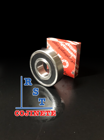 6302-2RS  | Cojinete 17X47X14 mm rígido de bolas con sello de hule
