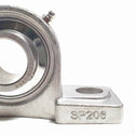 ▷ Soporte SUCP206-19 de banco acero inoxidable para eje de 1-3/16" - 3