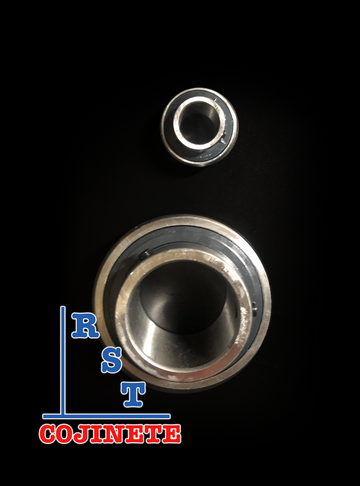 Cojinete insertable UC208 | Rodamiento para eje de 40mm rígido de bolas con sello de hule para chumacera - 0