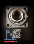 Chumacera UCF214-44 | Soporte de pared para  eje de 2-¾" marca TransLink-3