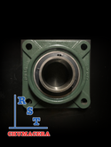 Chumacera UCF214-44 | Soporte de pared para  eje de 2-¾" marca ZSG - 3