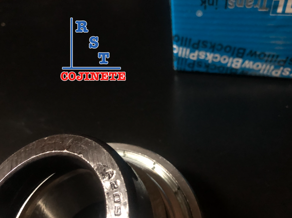 Rodamiento CSA202 | Cojinete para chumaceras con eje de 15mm con respaldo plano y anillo excéntrico - 5