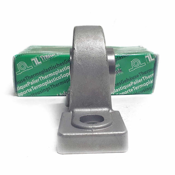 ▷ Soporte SUCP206-18 de banco acero inoxidable para eje de 1-⅛ " - 2