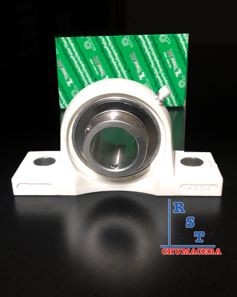 UCPP206 | Soporte termoplástico de banco para  eje de 30mm | chumacera termoplastica de banco