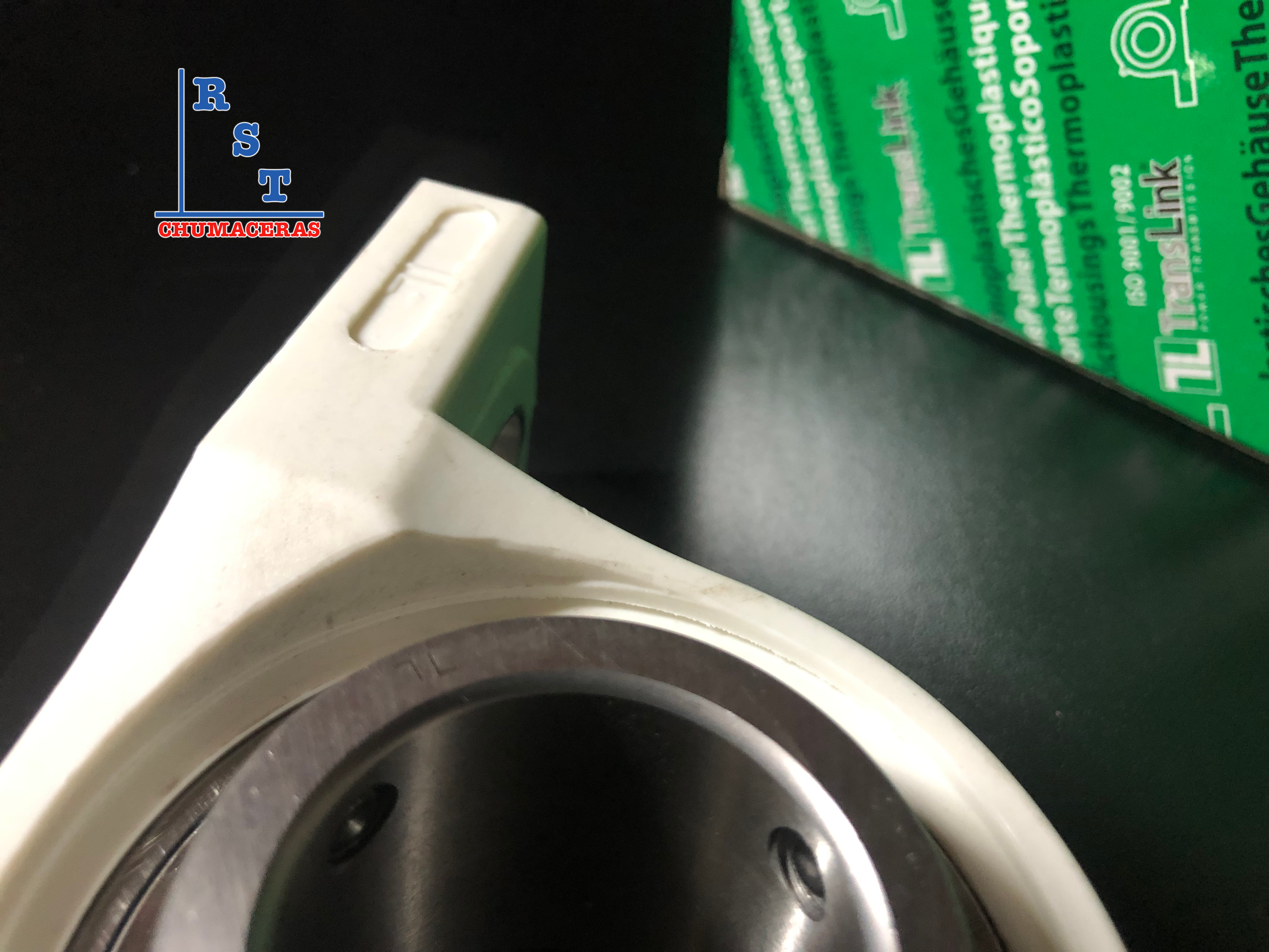 UCPP206 | Soporte termoplástico de banco para  eje de 30mm | chumacera termoplastica de banco