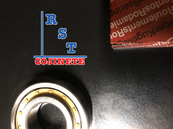 NJ306-M | Cojinete 30X72X19mm de rodillos cilíndricos con jaula de bronce