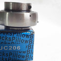 Cojinete insertable UC206 | Rodamiento para eje de 30mm rígido de bolas con sello de hule para chumacera - 4