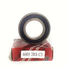 ▷ Rodamiento 6005-2RS/C3 | Cojinete 25x47x12mm rígido de bolas con sello de hule-1