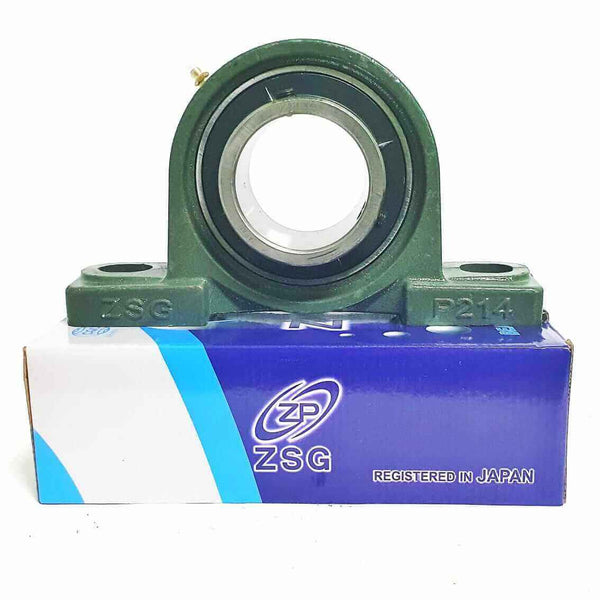 ▷ Chumacera UCP214-44 | Soporte de banco para  eje de 2-¾" marca ZSG - 3
