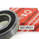 6207-2RS/C3 | Cojinete 35X72X17mm rígido de bolas con sello de hule - 3