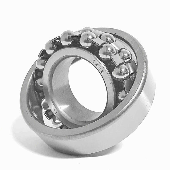 ▷ Rodamiento 1206/C3 de bolas a rótula 30X62X16 mm | Cojinete auto alineable