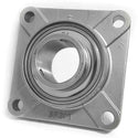 ▷ Chumacera SUCF213-40 SS | Soporte inoxidable de pared de 4 agujeros para  eje de 2-½" - 5
