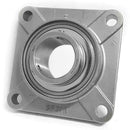 ▷ Chumacera SUCF213-40 SS | Soporte inoxidable de pared de 4 agujeros para  eje de 2-½"-5