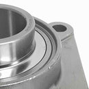 ▷ Chumacera SUCF213-40 SS | Soporte inoxidable de pared de 4 agujeros para  eje de 2-½"-4