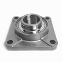 ▷ Chumacera SUCF213-40 SS | Soporte inoxidable de pared de 4 agujeros para  eje de 2-½" - 1