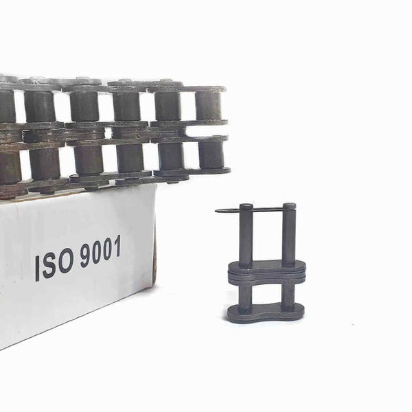 ▷ CADENA PASO 60-2 DE RODILLOS DOBLE. 10ft (3,05m) + UNIÓN - 3