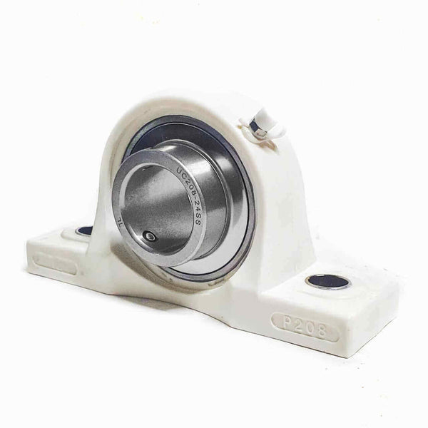 ▷ Chumacera UCPP208-24 | Soporte termoplástico de banco para  eje de 1-½" | chumacera de banco termoplastica - 4