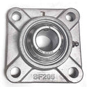 ▷ Chumacera SUCF205-16 | Soporte acero inoxidable de pared para eje de 1" - 2