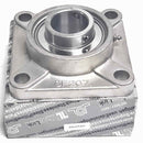 ▷ Chumacera SUCF207 | Soporte acero inoxidable de pared para eje de 35mm-1