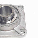 ▷ Chumacera SUCF208-24 | Soporte acero inoxidable de pared para eje de 1-½"-3