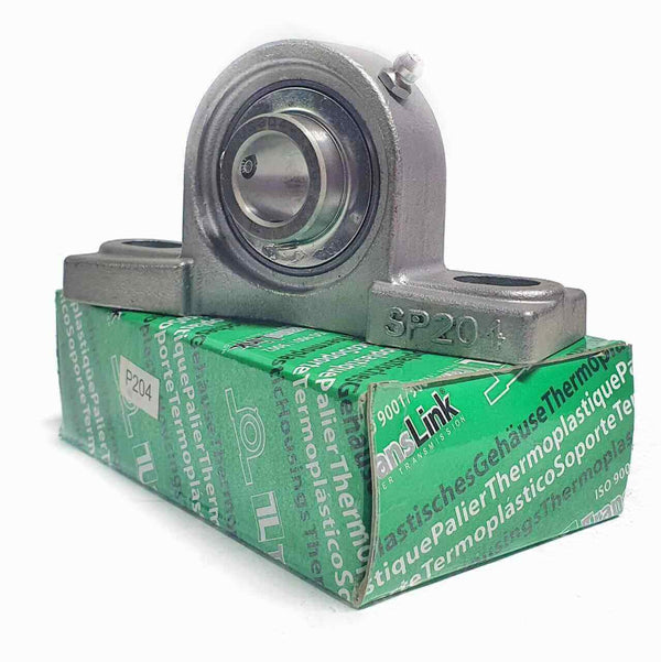 ▷ Chumacera SUCP204-12 | Soporte acero inoxidable de banco para eje de ¾" - 2