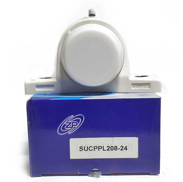 ▷ Chumacera UCPP208-24 | Soporte termoplástico de banco para  eje de 1-½" | chumacera de banco termoplastica - 6