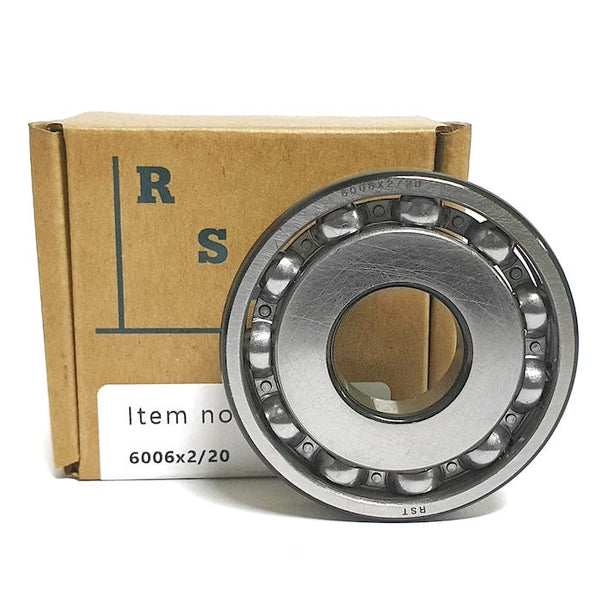 Rodamiento 6006-X2/20 rígido de bolas 20X55X11 mm para caja de motocicleta - 3